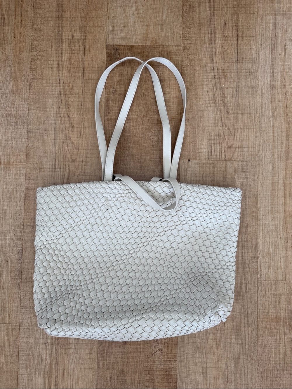 Cream Work Tote